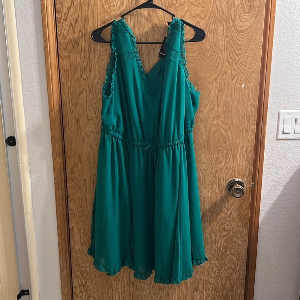 NWT Torrid Emerald Green Dress